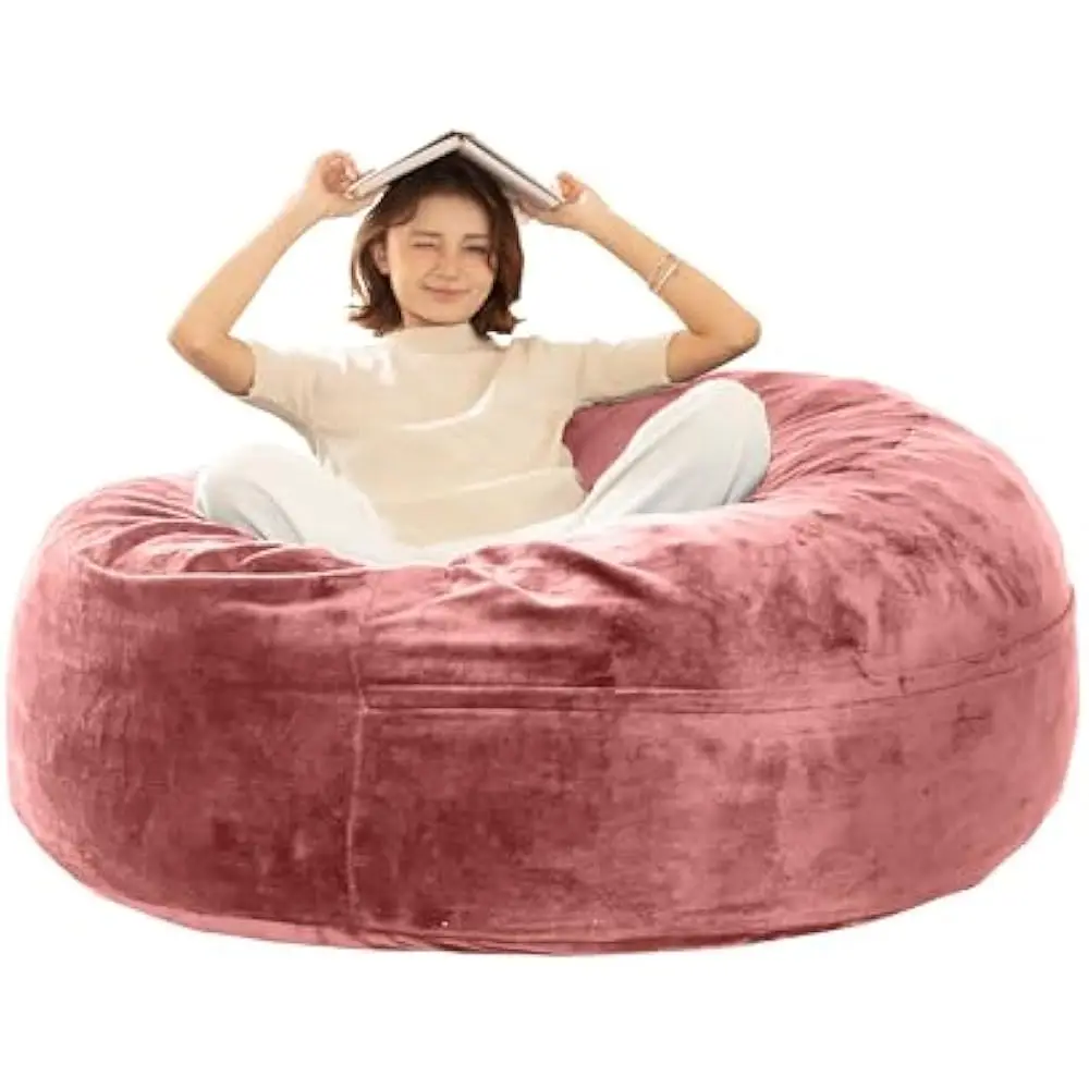 Bean Bag Sofa, 5FT for Adults Oversize Floor Beans Bags ,Memory Foam ...