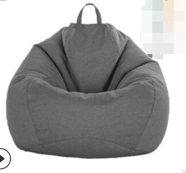 Bean Bag Sofa Chairs Cover, Classic Lazy Lounger Bean Bag Storage Chair