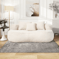 thumbnail image 1 of Bean Bag Sofa Lazy Sofa Durable Comfort Lounger High Back Bean Bag Chair Couch for Adults and Kids, Indoor & Outdoor, Accent Floor Soft Lounge Chair (Beige), 1 of 9