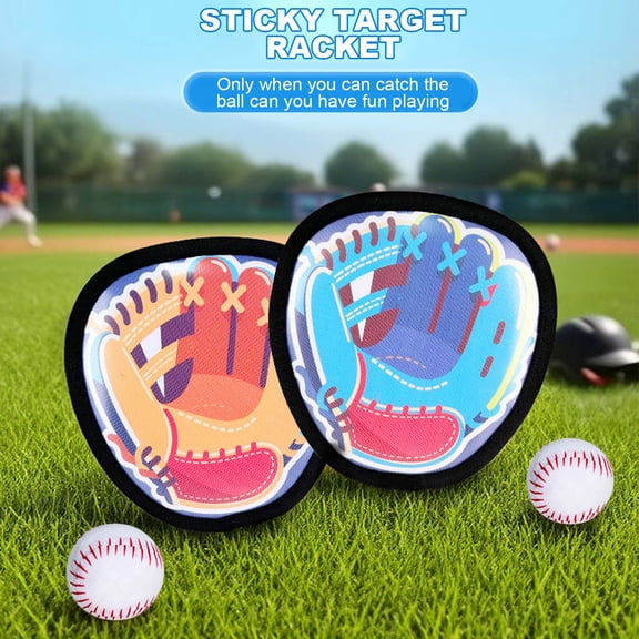 Bean Bag Toss Game Set, Sticky Target Ball Pitching Board for Beginners, Interactive Indoor Outdoor Yard Game for Family Backyard Party