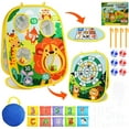 thumbnail image 1 of Bean Bag Toss Game Toy for Kids, Happiwiz Dart Board for Kids, Fun Outdoor Cornhole Game Toys for Toddlers Kids Ages 3 4 5 6 7 8 Year Old Boys Girls Birthday Party Christmas Holiday Game Gifts, 1 of 6