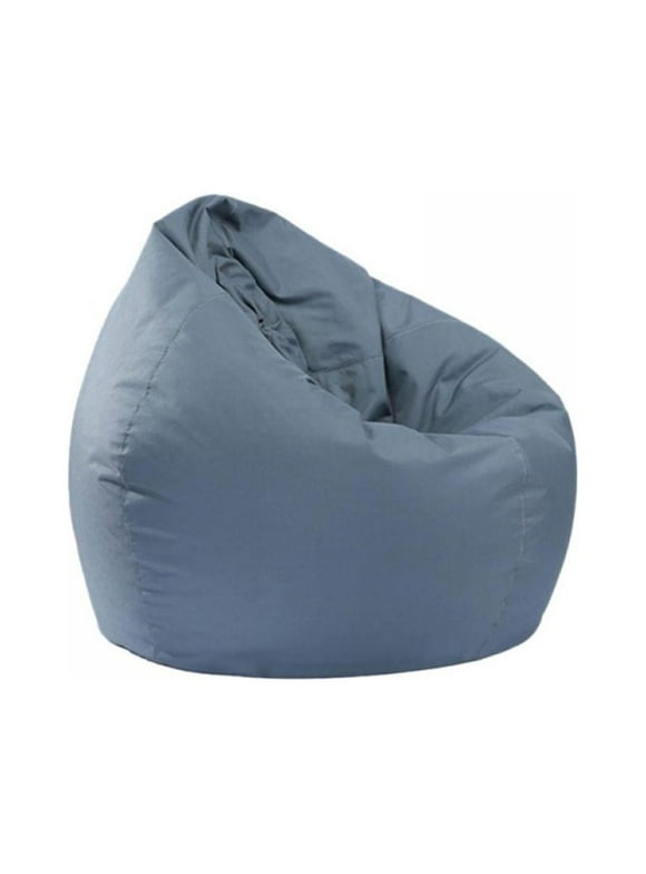 Bean Bags (No Filler) Storage Bean Bag Chair for Adults and Kids, Recliner Gaming Adult Bean Bag for Home Living Room, Zipper Storage Beanbag 27.6x31.5"