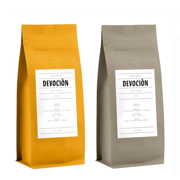 Bean Box Coffee Sampler - Explore Colombia, 2-Pack, Freshly Ground, Gourmet Coffee