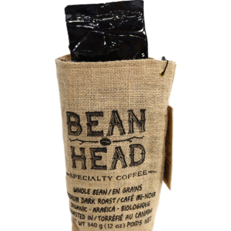 Bean Head Premium Organic Coffee, 340g/12oz {Imported from Canada}