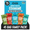 thumbnail image 1 of The Only Bean High YYF14 Protein Snacks, Healthy Snacks, Healthy Snacks for Adults and Kids for Lunch, Vegan, Low Carb & Gluten Free - Edamame Beans Snack, Variety Pack - 0.9oz (Pack of 45), 1 of 3