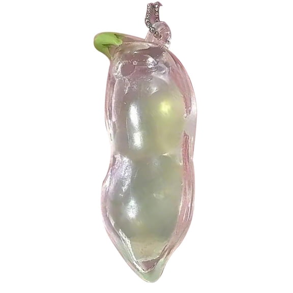 Bean Keychain Fidget Toys, Pea Pod Fidget Toy Keychain Bean Pendant Relief Stress