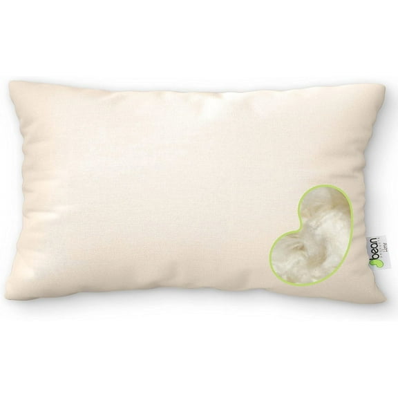 Kapok Pillow, Eco-Friendly Natural Organic Cotton Fabric Luxurious Sleeping Pillow Case with Zipper, Made in USA - 20" x 26"