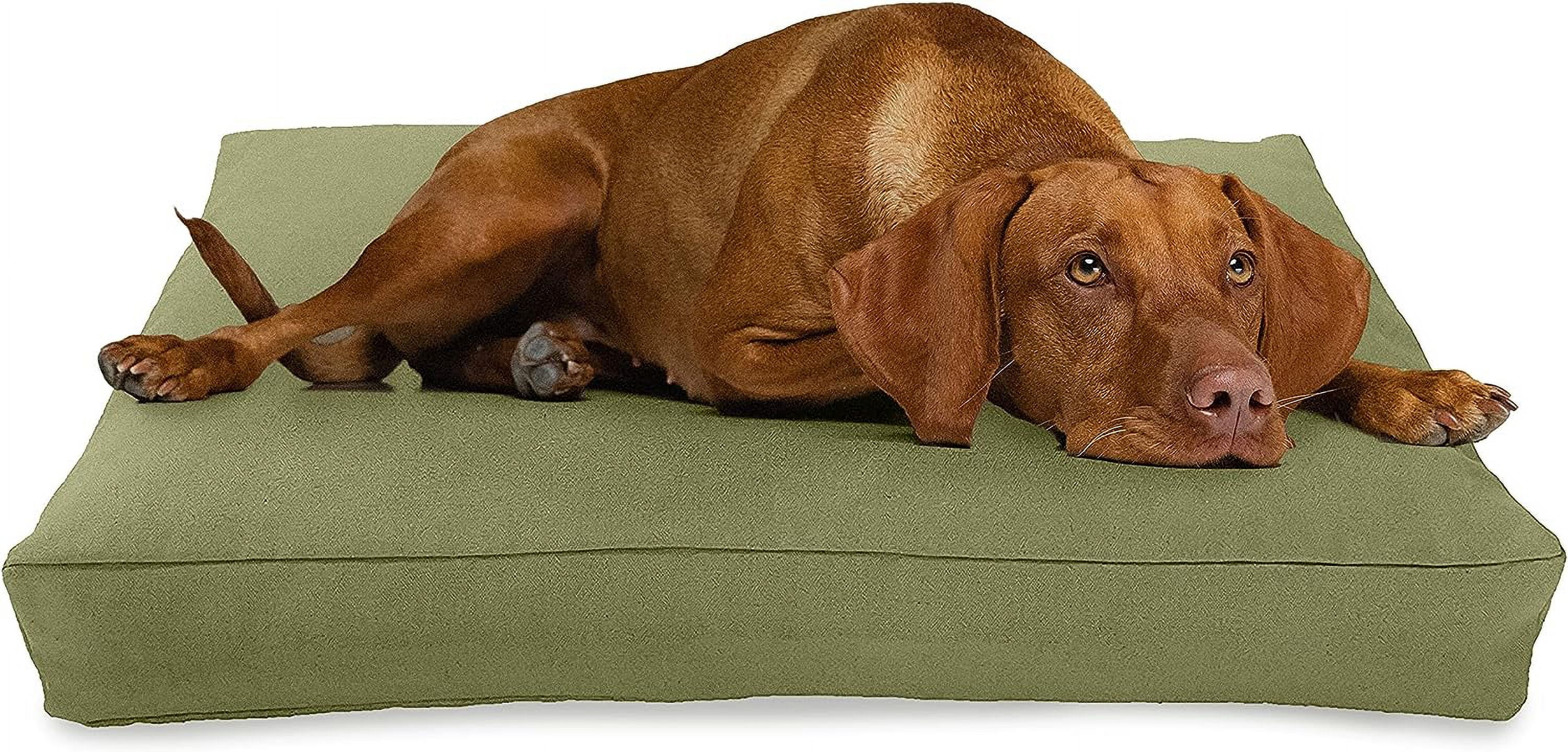 Dog Bed Eco Friendly Organic cushion Washable Removeable Cover Joints Weight Hemp XX Large Size Breeds Soft Dog Bed 54 x 36 x 6 Walmart Business Supplies