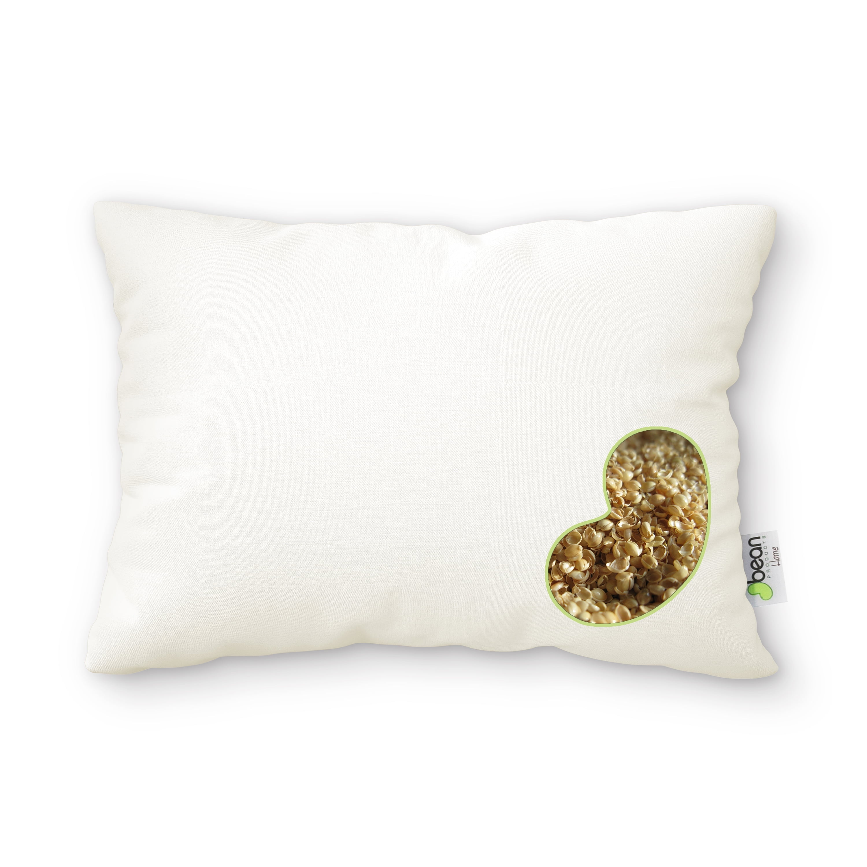 Organic Cotton Rectangular Bed Pillow with Millet Fill - 20" x 26"
