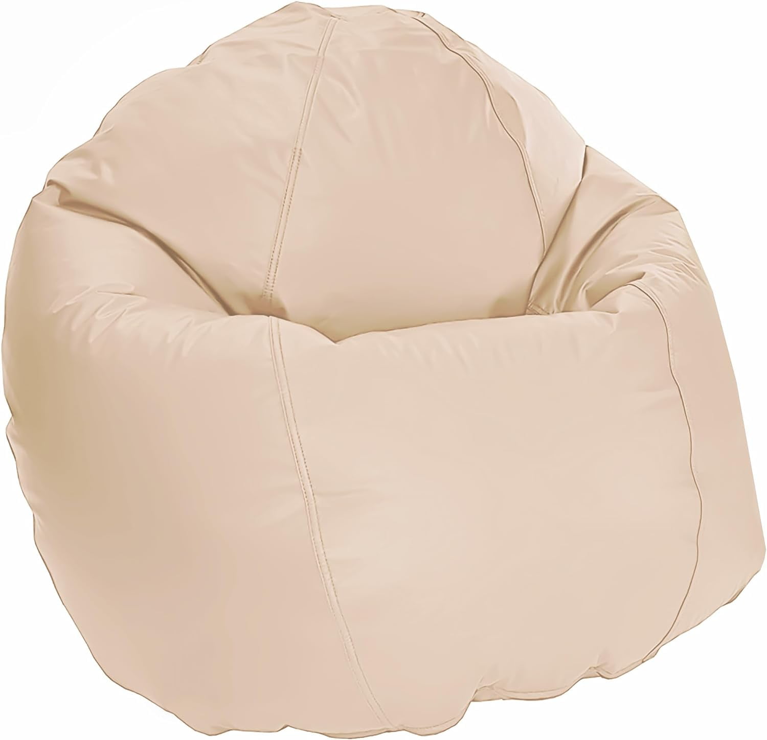 Bean Products Vinyl Bean Bag Chair With Polystyrene Beads And