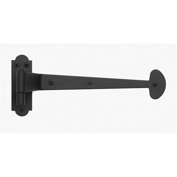 Bean Shutter with Pintle Backplate Flush - B-Black Iron