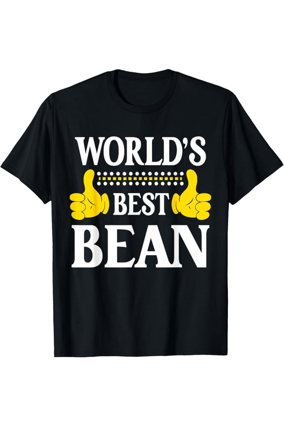 Bean Surname Funny Team Family Last Name World's Best Bean T-Shirt