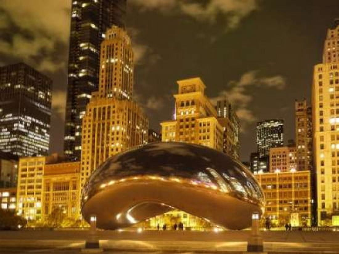 Bean at Night Canvas Art - Jessica Levant (18 x 24)