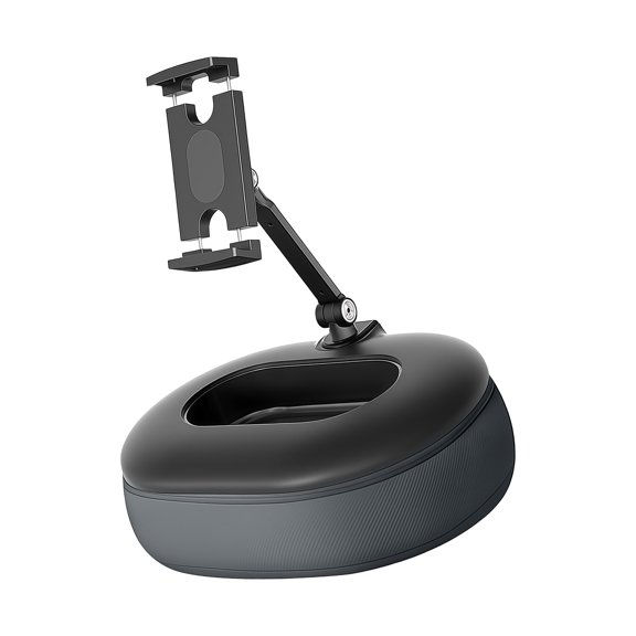 Beanbag Tablets Mount Stand With 270 Degree Tilts And 360 Rotations Storage Tray For Relaxation