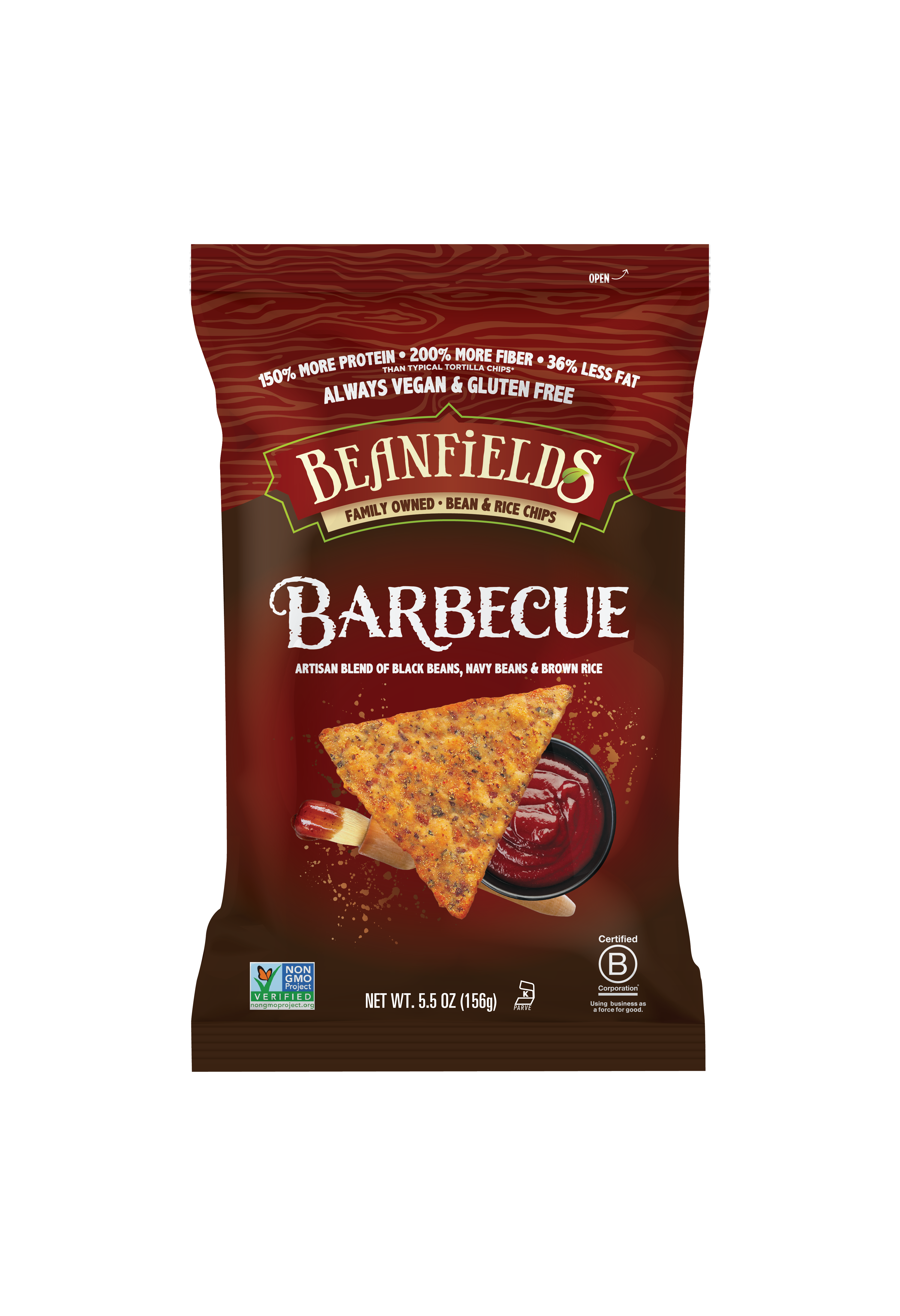 Beanfields Bean Chips Barbecue, 5.5 oz