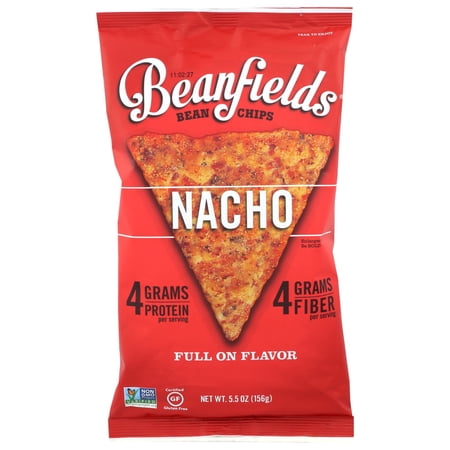 Beanfields Bean & Rice Chips Nacho, 5.5 oz