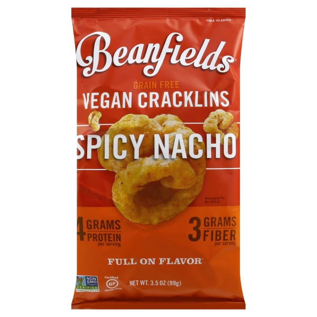 Beanfields Vegan Cracklins Spicy Nacho