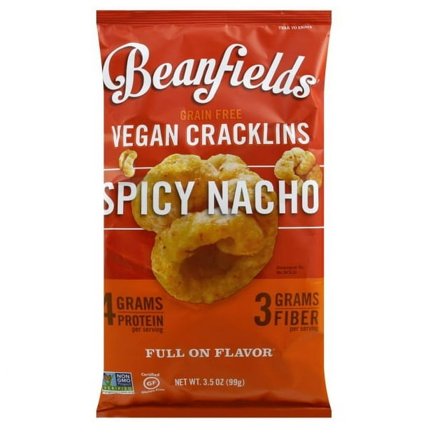 Beanfields Vegan Cracklins Spicy Nacho