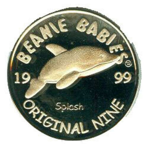 Beanie Babies Splash Silver Coin (No Packaging)