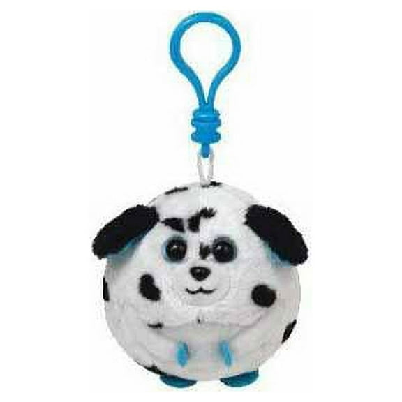 Beanie Ballz - RASCAL the Dalmation Dog (Plastic Key Clip - 2.5 inch)