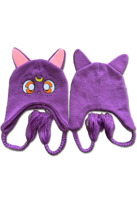 Beanie Cap - Sailor Moon- Luna Peruvian Cap