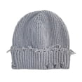 thumbnail image 1 of Beanie Cap for Women Winter Ski Hat Hip-hop Cuffed Hat Gray, 1 of 5
