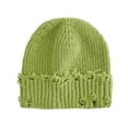thumbnail image 1 of Beanie Cap for Women Winter Ski Hat Hip-hop Cuffed Hat Green, 1 of 5