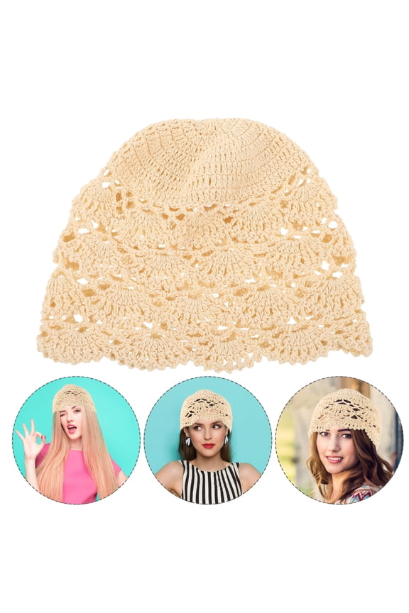 Beanie Caps Hat Cotton Crochet Hats Summer Hair Accessories Cap