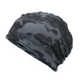 thumbnail image 1 of Beanie Caps Slouchy Beanie Summer Breathable Skullcap Fashion Soft Headwear Skull Hats Sleep Cap for Running Hiking Unisex Skiing Walking Black Gray, 1 of 6