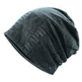 thumbnail image 1 of ZQUUVOU Beanie Chemo Hat Cancer Headwear Skull Hat Knitted Hat Skull Cap For Women Men C-Dark Gray, 1 of 3