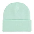 thumbnail image 1 of ZQUUVOU Beanie For Men Women Warm Winter Knit Cuffed Beanie Soft Cap Daily Beanie Hat Unisex Light Blue, 1 of 2