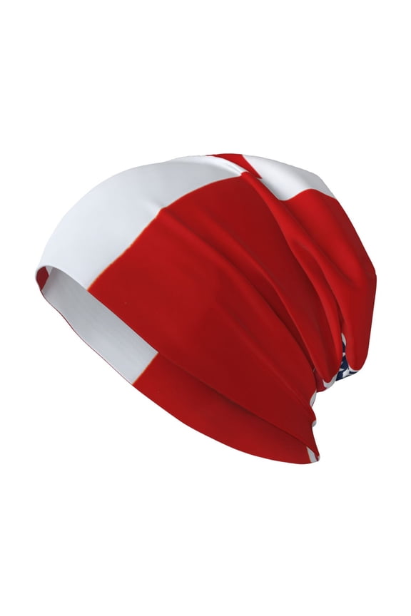 Beanie Hat Canada Us Friendship Flag Combination Hip-Hop Warm Skull Caps Unisex Baggy Beanie For Women