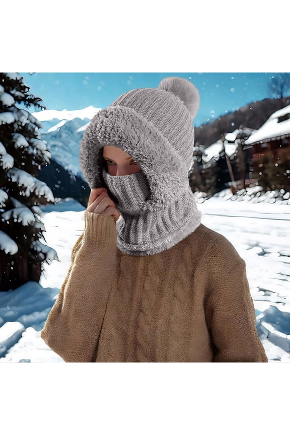Beanie Hat For Women Beanie Hat With Scarf Winter Warm Knitted Ski Scarf Set