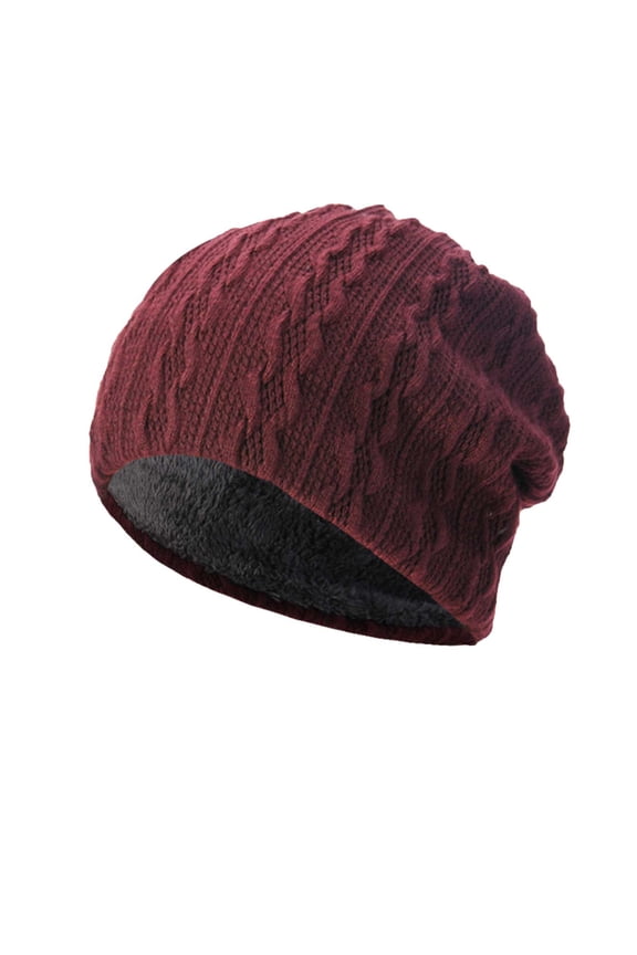 Beanie Hat Knitted Cap for Men Women Thin Warm Knit Slouchy Knit Hat Ski Cap Winter Warm Hip Hop Soft Skull Cap