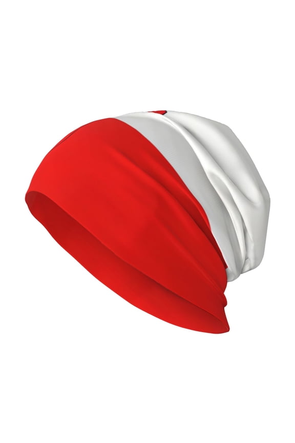 Beanie Hat Polish-Flag Hip-Hop Warm Skull Caps Unisex Baggy Beanie For Women