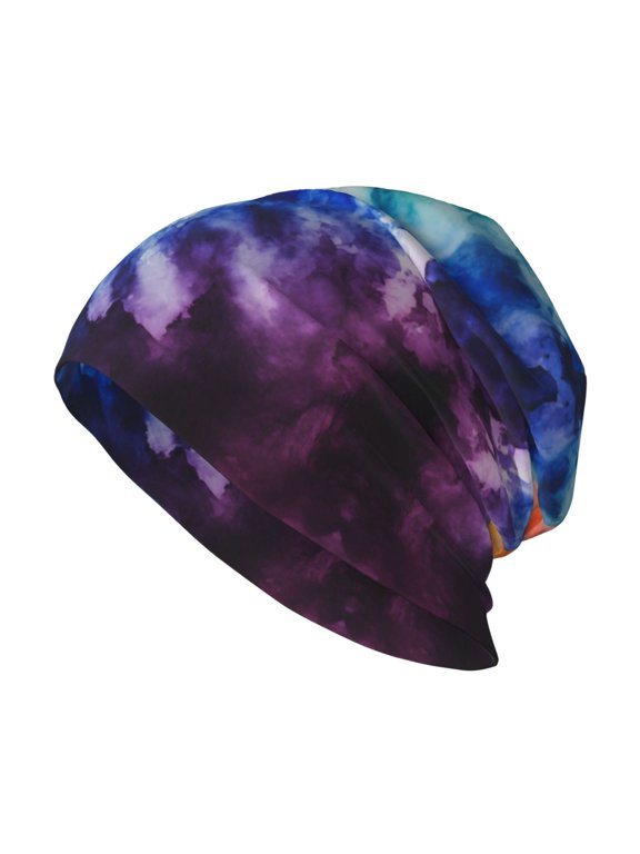 Beanie Hat Rainbow Colored Hip-Hop Warm Skull Caps Unisex Baggy Beanie For Women