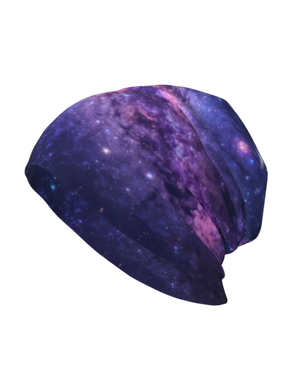 Beanie Hat Space Galaxy Hip-Hop Warm Skull Caps Unisex Baggy Beanie For Women