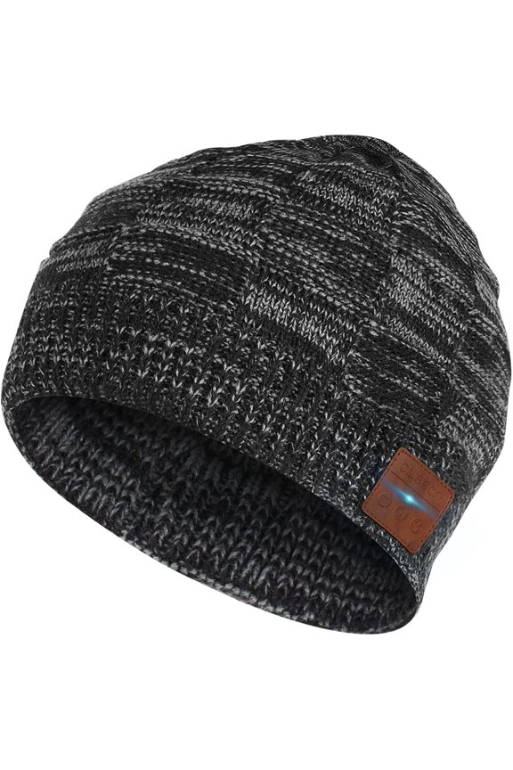 Beanie Hat Women Knit Music Caps Hands Free Phone Talking for Winter Outdoor and Workout