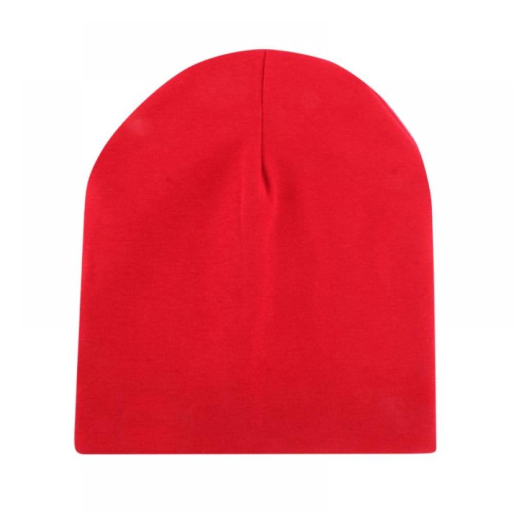 Beanie Hat for Baby Kids Toddler Infant Newborn,Lind Knit Cap for Boys Girls (Red)