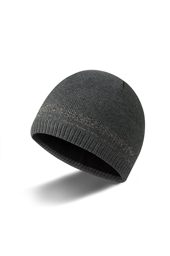 Beanie Hat for Men - Knit Ribbed Cap - Skull Caps