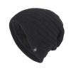 Beanie Hat for Men and Women Fall Winter Warm Print Ski Soft Cozy Knit Wool Slouchy Thick Skull Cap Hats for Gifts,Black 4,One Size