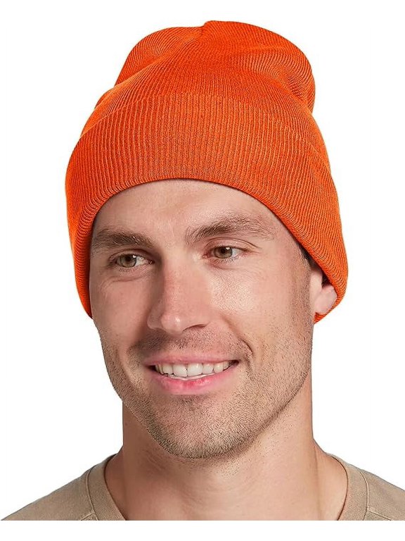 Beanie Hat for Men and Women Soft Warm Cuffed Beanie Winter Hats Knitted Skull Cap