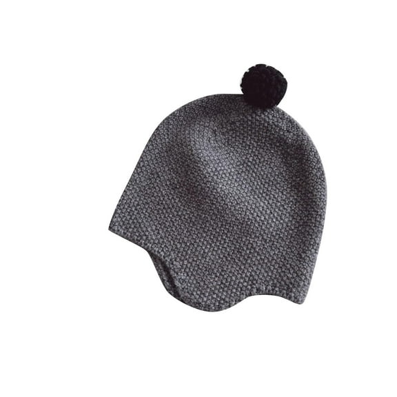 Beanie Hats Boys Girls Hats Earflaps Fleece Knit Beanie Unisex Winter Hat Knitted Ski Beanie Cap under $10