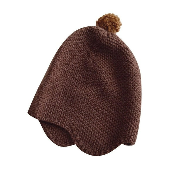 Beanie Hats Boys Girls Hats Earflaps Fleece Knit Beanie Unisex Winter Hat Knitted Ski Beanie Cap under $10