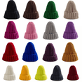 thumbnail image 1 of Beanie Hats Slouchy Beanies for Women Men Knitted Caps Headwear, 1 of 5