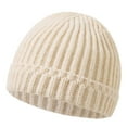thumbnail image 1 of Beanie Hats for Boy Girl, Winter Spring Unisex Fleece Lined Beanie Soft Warm Knit Hat Knitted Ski Stocking Cuffed Cap under $10, 1 of 2