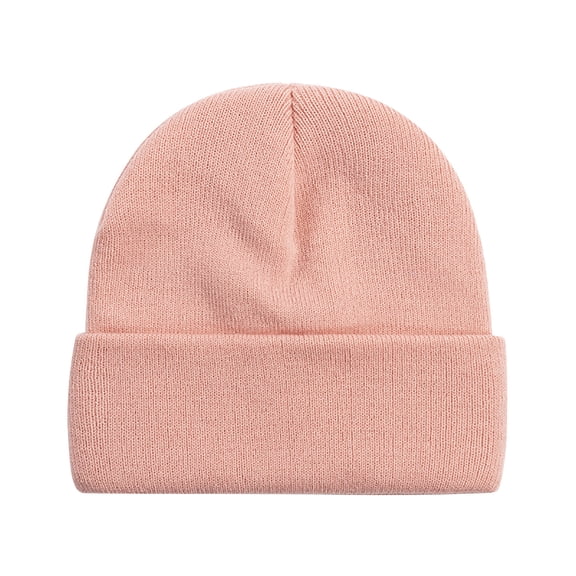 Beanie Hats for Men Women Slouchy Beanie Hats Winter Knit Cuffed Beanie Soft Hat(Pink)