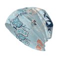 thumbnail image 1 of Beanie Hats for Men and Women, Kimono Crane Flowers Patterns Adult Unisex Knit Hat Winter Warm Skull Cap, 1 of 7