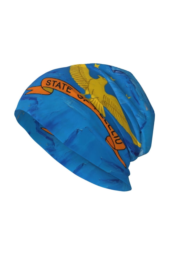 Beanie Hip-Hop Running Beanie Hat Adult Flag Of Peleliu Skull Cap For Men Women