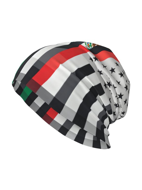 Beanie Hip-Hop Running Beanie Hat Adult Mexican Roots Skull Cap For Men Women